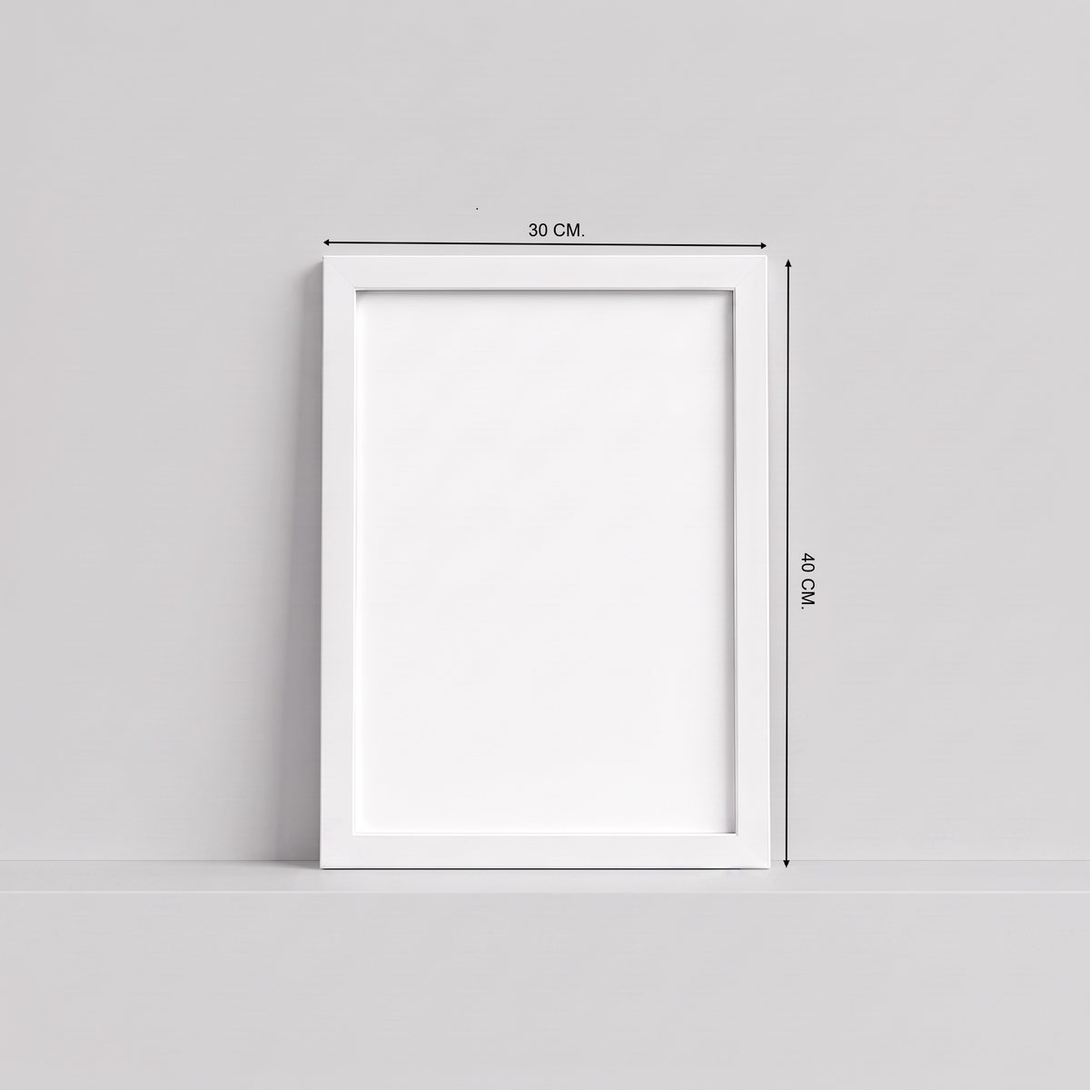 Cuadro Magnético · Blanco · Interior Blanco · (30×40 cm)