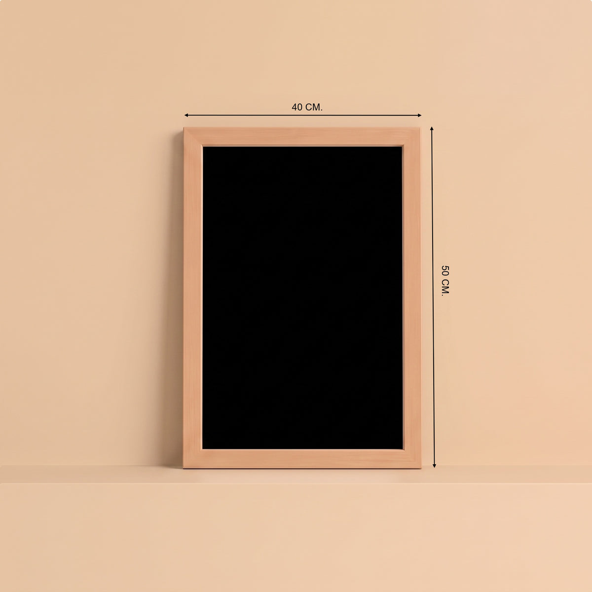 Cuadro Magnético · Beige · Interior Negro · (40×50 cm)