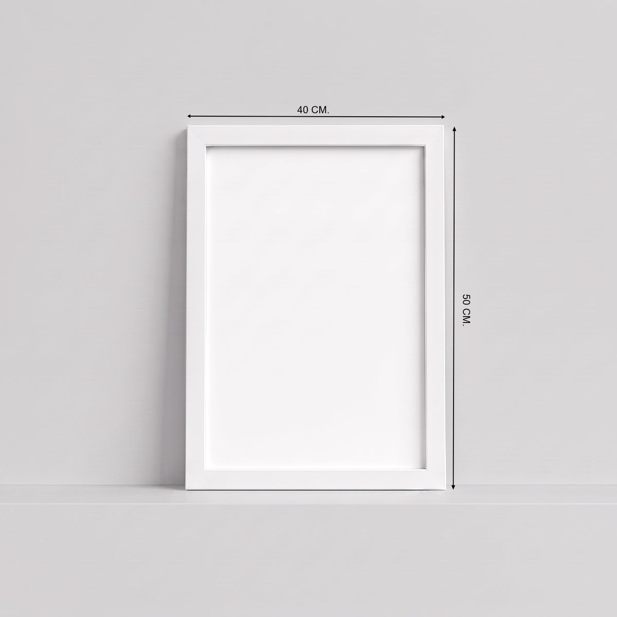 Cuadro Magnético · Blanco · Interior Blanco · (40×50 cm)