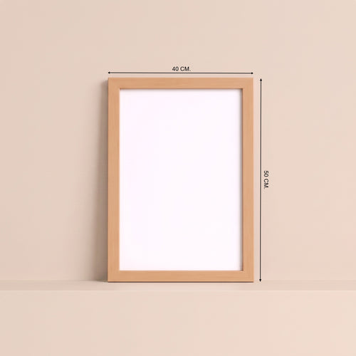 Cuadro Magnético · Beige · Interior Blanco · (40×50 cm)