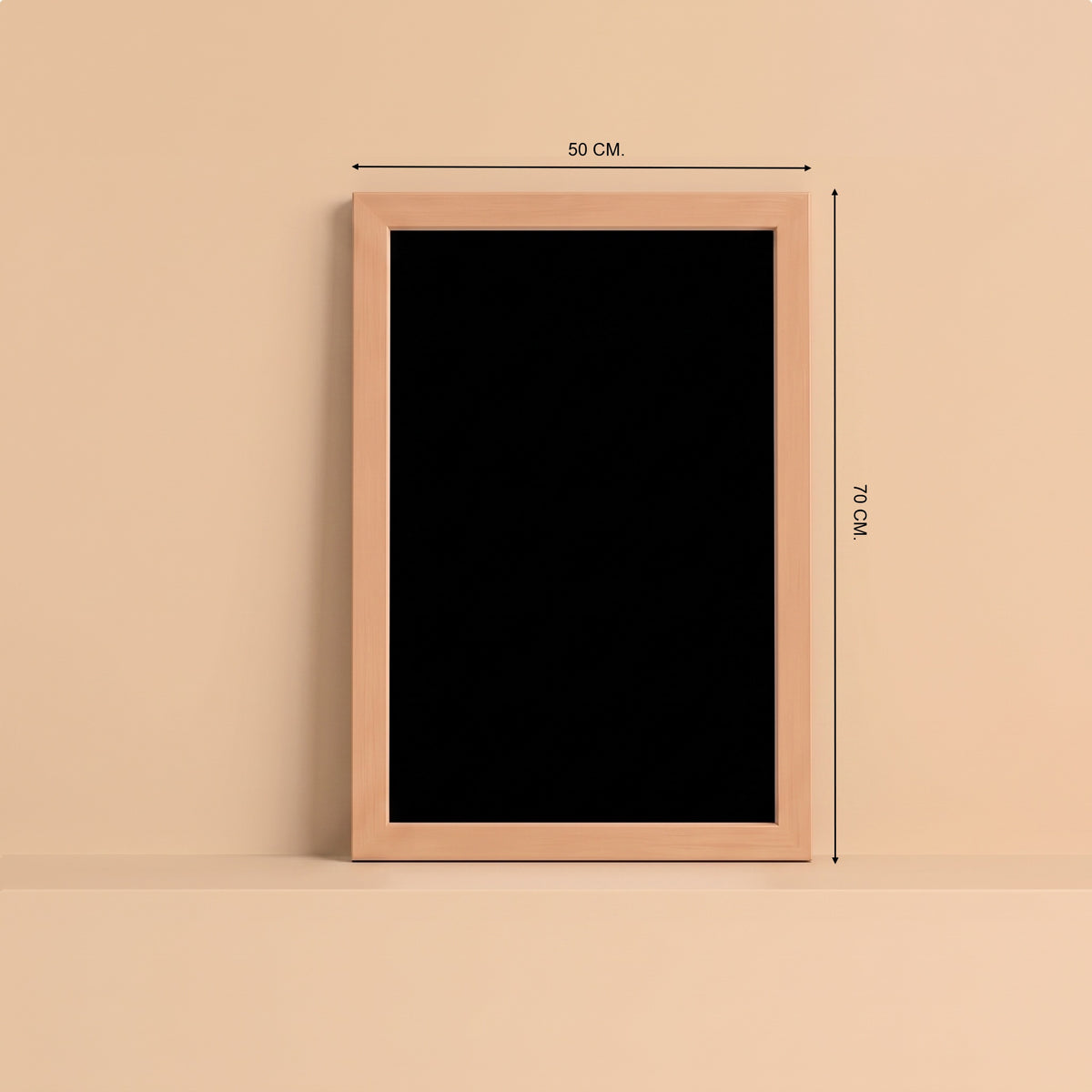 Cuadro Magnético · Beige · Interior Negro · (50×70 cm)