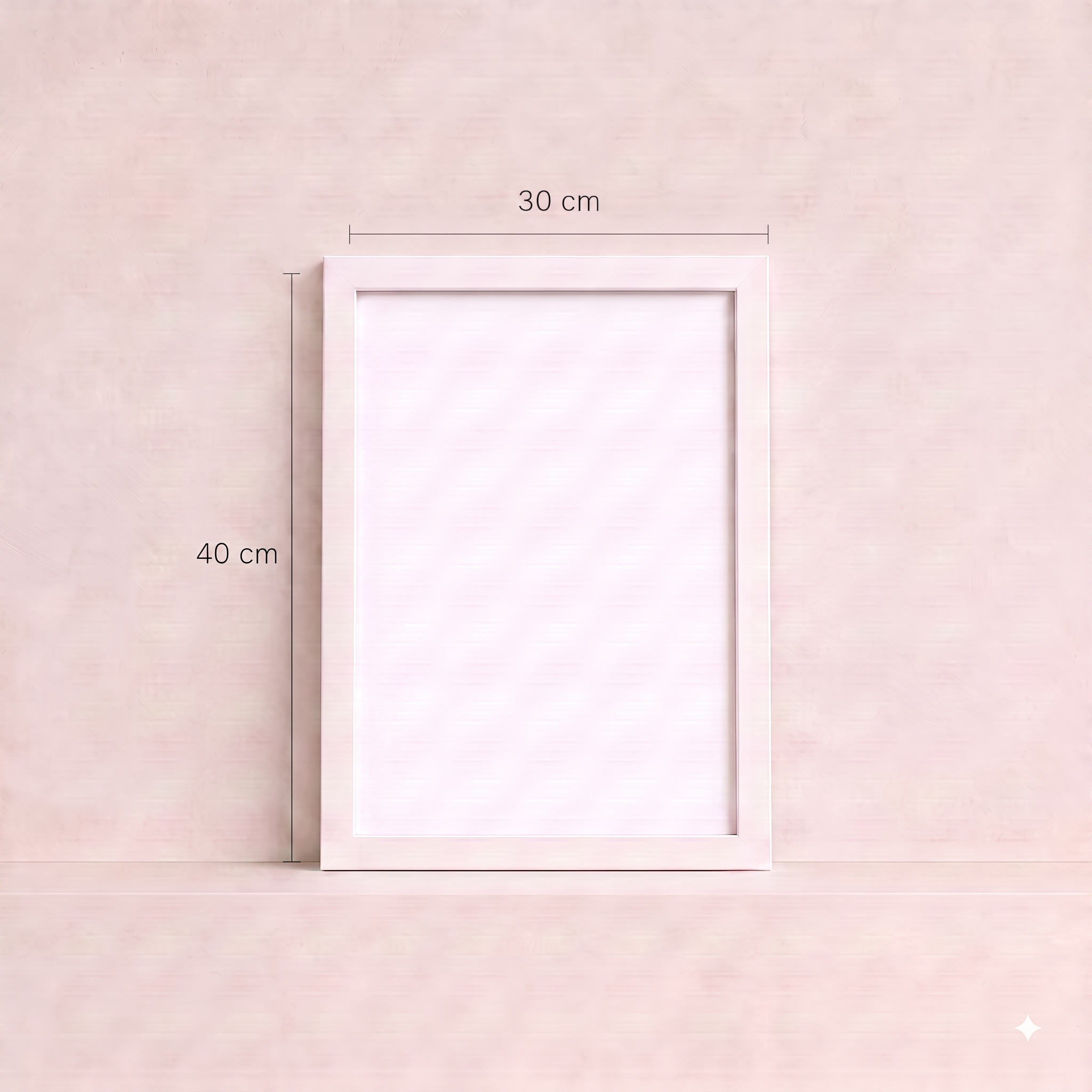 Cuadro Magnético · Blanco (30 × 40 cm)