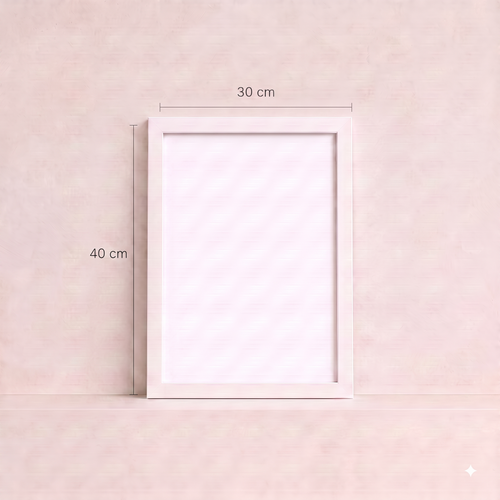 Cuadro Magnético · Blanco (30 × 40 cm)