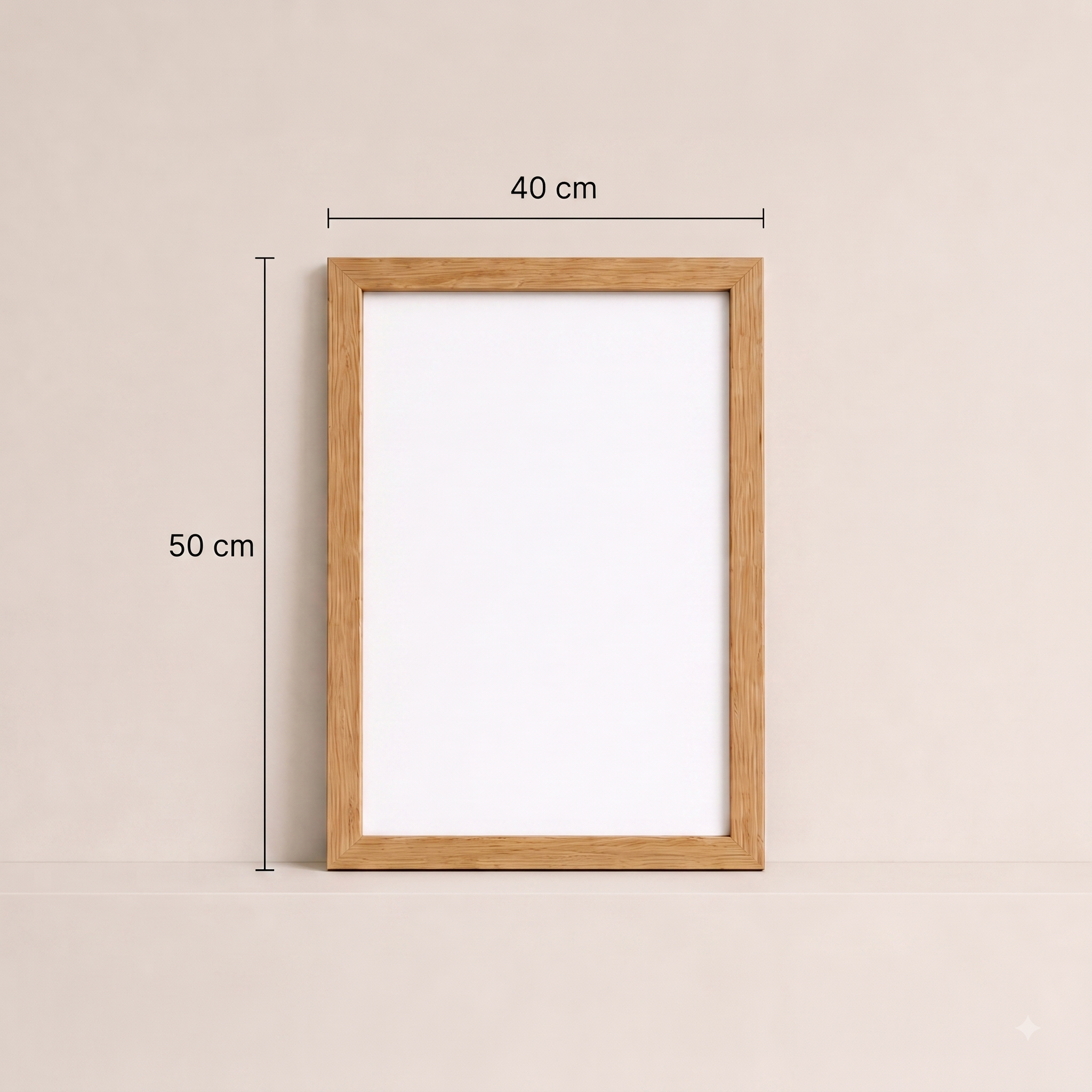 Cuadro Magnético · Beige (40 × 50 cm)